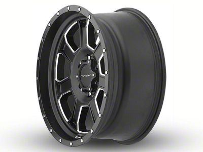 Pro Comp Wheels Sledge Satin Black Milled 8-Lug Wheel; 20x9; 0mm Offset (01-06 Silverado 2500 HD)