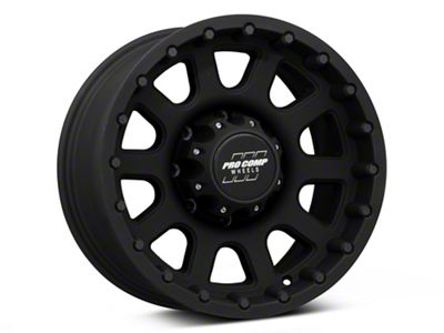 Pro Comp Wheels 32 Series Bandido Flat Black 8-Lug Wheel; 17x9; -6mm Offset (01-06 Silverado 3500 HD SRW)