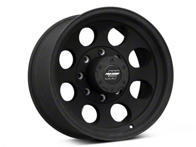 Pro Comp Wheels 69 Series Vintage Flat Black 8-Lug Wheel; 17x9; -6mm Offset (01-06 Silverado 3500 HD SRW)