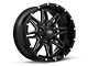 Pro Comp Wheels Blockade Gloss Black Milled 5-Lug Wheel; 20x9.5; -6mm Offset (02-08 RAM 1500, Excluding Mega Cab)