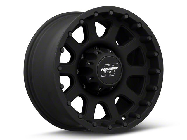 Pro Comp Wheels 32 Series Bandido Flat Black 8-Lug Wheel; 17x9; -6mm Offset (03-09 RAM 3500 SRW)