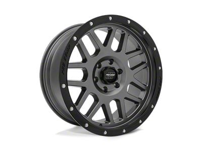 Pro Comp Wheels Vertigo Dark Gray with Black Lip 6-Lug Wheel; 20x9; -12mm Offset (04-08 F-150)