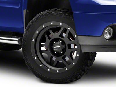 Pro Comp Wheels Phaser Satin Black 6-Lug Wheel; 20x9; 6mm Offset (07-13 Sierra 1500)
