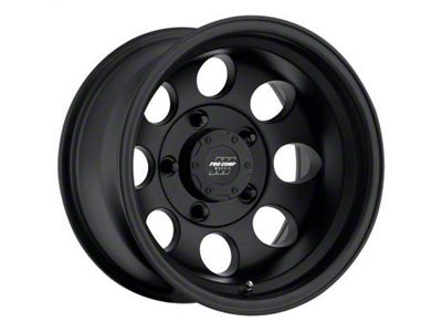 Pro Comp Wheels Vintage Flat Black 6-Lug Wheel; 17x9; -6mm Offset (07-13 Sierra 1500)