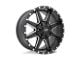 Pro Comp Wheels Quick 8 Satin Black Milled 8-Lug Wheel; 20x9; 0mm Offset (11-14 Sierra 2500 HD)