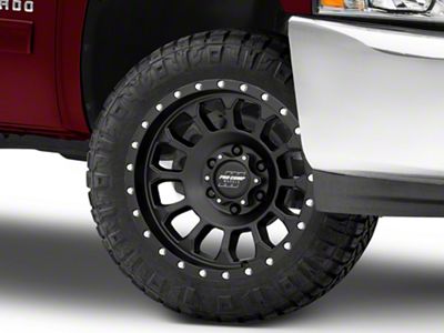 Pro Comp Wheels Rockwell Satin Black 6-Lug Wheel; 20x9; 0mm Offset (07-13 Silverado 1500)