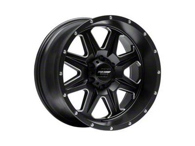 Pro Comp Wheels 63 Series Recon Satin Black Milled 8-Lug Wheel; 20x10; -18mm Offset (11-14 Silverado 2500 HD)
