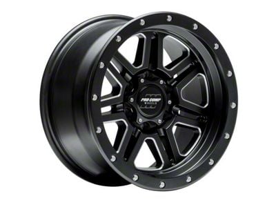 Pro Comp Wheels 62 Series Apex Satin Black Milled 6-Lug Wheel; 20x10; -18mm Offset (07-14 Tahoe)