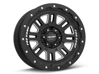 Pro Comp Wheels Cognito Satin Black Milled 6-Lug Wheel; 20x9; 0mm Offset (07-14 Tahoe)