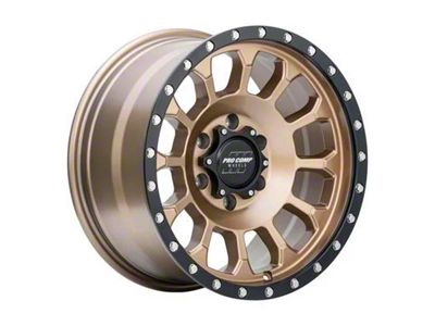 Pro Comp Wheels Rockwell Matte Bronze with Black Lip 6-Lug Wheel; 17x8; 0mm Offset (07-14 Tahoe)