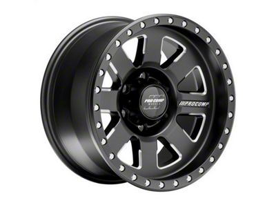 Pro Comp Wheels Trilogy Pro Satin Black 6-Lug Wheel; 17x9; -6mm Offset (07-14 Tahoe)