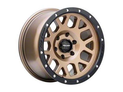 Pro Comp Wheels Vertigo Matte Bronze with Black Lip 6-Lug Wheel; 17x9; -6mm Offset (07-14 Tahoe)