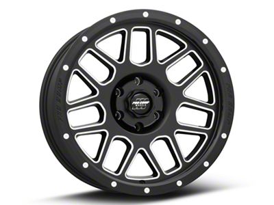 Pro Comp Wheels Vertigo Satin Black Milled 6-Lug Wheel; 18x9; 0mm Offset (07-14 Tahoe)