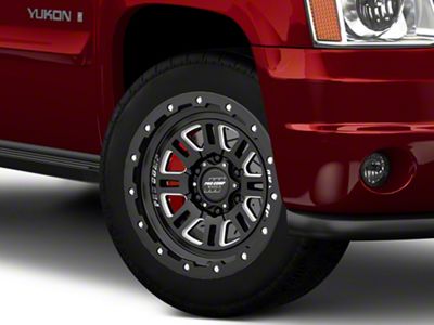 Pro Comp Wheels Cognito Satin Black Milled 6-Lug Wheel; 20x9; 0mm Offset (07-14 Yukon)