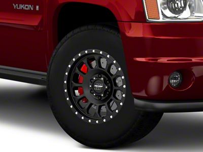 Pro Comp Wheels Rockwell Satin Black 6-Lug Wheel; 17x8.5; 0mm Offset (07-14 Yukon)