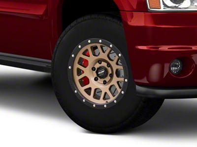 Pro Comp Wheels Vertigo Matte Bronze with Black Lip 6-Lug Wheel; 17x9; -6mm Offset (07-14 Yukon)