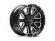 Pro Comp Wheels Axis Satin Black Milled 5-Lug Wheel; 17x9; -6mm Offset (09-18 RAM 1500)