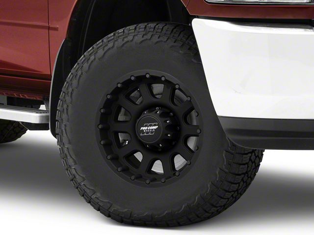 Pro Comp Wheels 32 Series Bandido Flat Black 8-Lug Wheel; 17x9; -6mm Offset (10-18 RAM 3500 SRW)