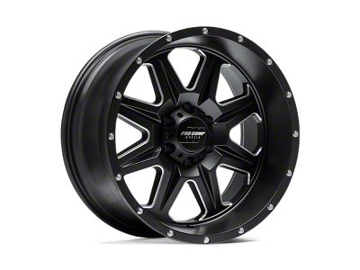 Pro Comp Wheels Recon Satin Black Milled 8-Lug Wheel; 20x10; -18mm Offset (10-18 RAM 3500 SRW)