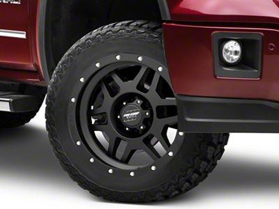 Pro Comp Wheels Phaser Satin Black 6-Lug Wheel; 20x9; 6mm Offset (14-18 Sierra 1500)