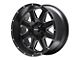Pro Comp Wheels 63 Series Recon Satin Black Milled 6-Lug Wheel; 17x9; -6mm Offset (15-20 Tahoe)