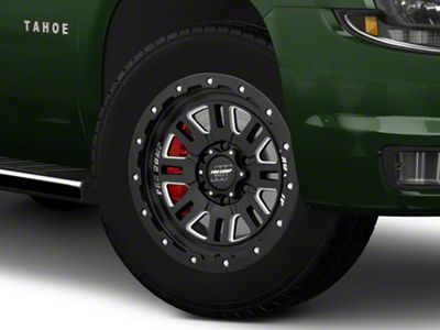 Pro Comp Wheels Cognito Satin Black Milled 6-Lug Wheel; 20x9; 0mm Offset (15-20 Tahoe)