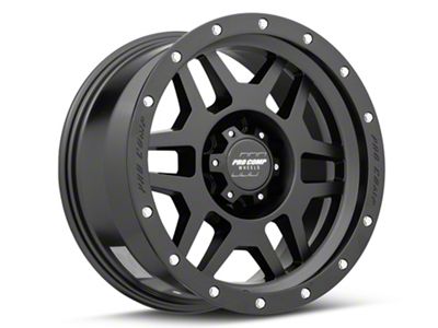 Pro Comp Wheels Phaser Satin Black 6-Lug Wheel; 17x9; -6mm Offset (15-20 Tahoe)