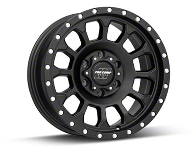 Pro Comp Wheels Rockwell Satin Black 6-Lug Wheel; 17x8.5; 0mm Offset (15-20 Tahoe)