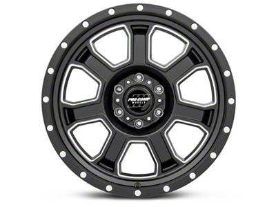 Pro Comp Wheels Sledge Satin Black Milled 6-Lug Wheel; 20x9; 0mm Offset (15-20 Tahoe)