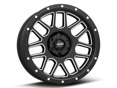 Pro Comp Wheels Vertigo Satin Black Milled 6-Lug Wheel; 18x9; 0mm Offset (15-20 Tahoe)