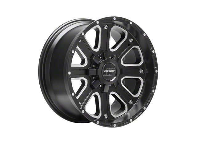 Pro Comp Wheels Axis Satin Black 6-Lug Wheel; 20x10; -18mm Offset (15-20 Yukon)