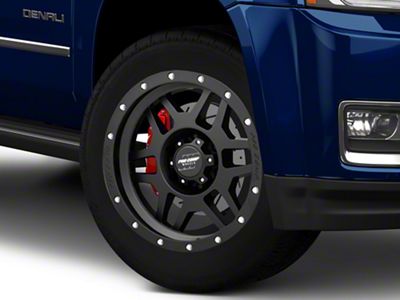 Pro Comp Wheels Phaser Satin Black 6-Lug Wheel; 20x9; -12mm Offset (15-20 Yukon)