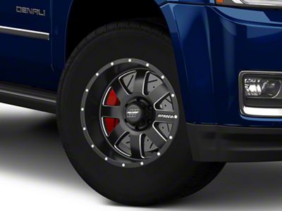 Pro Comp Wheels Trilogy Satin Black 6-Lug Wheel; 17x9; -6mm Offset (15-20 Yukon)