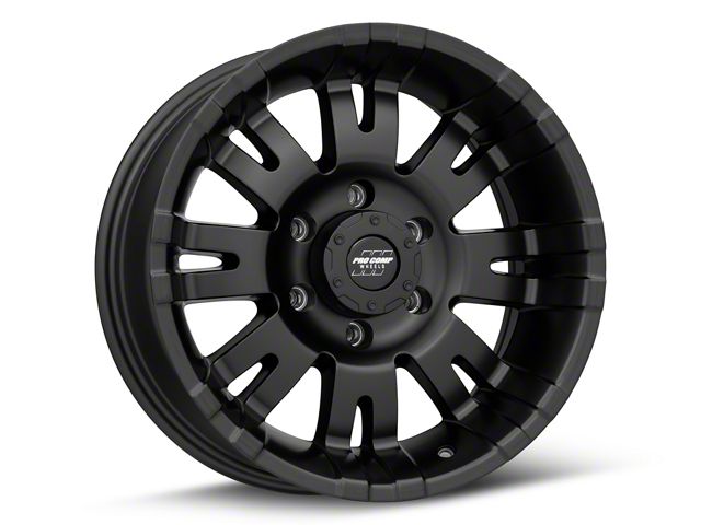 Pro Comp Wheels 01 Series Satin Black 6-Lug Wheel; 17x8; 0mm Offset (99-06 Sierra 1500)