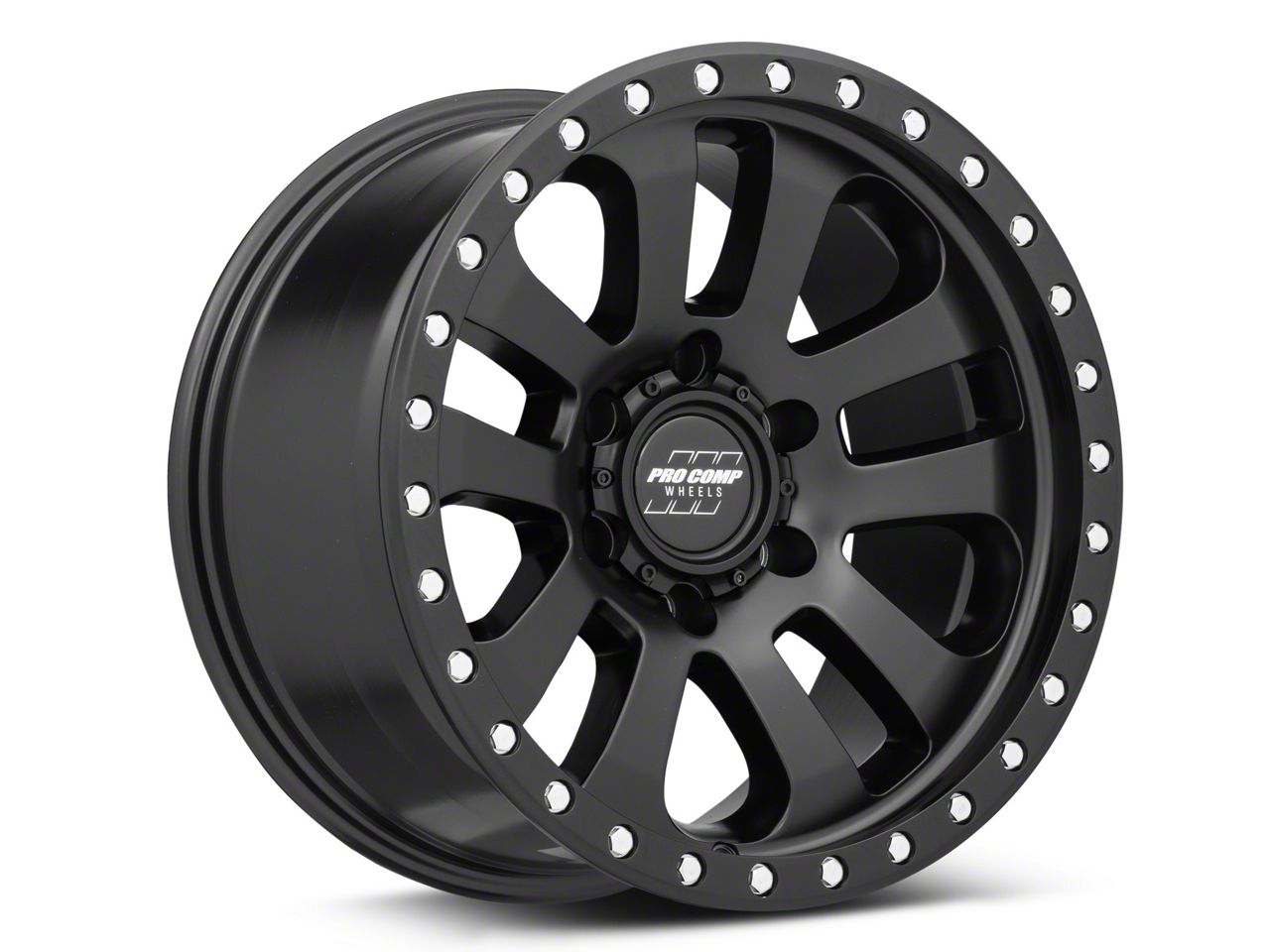Pro Comp Wheels Sierra 1500 Prodigy Satin Black 6-Lug Wheel; 17x9; -6mm ...