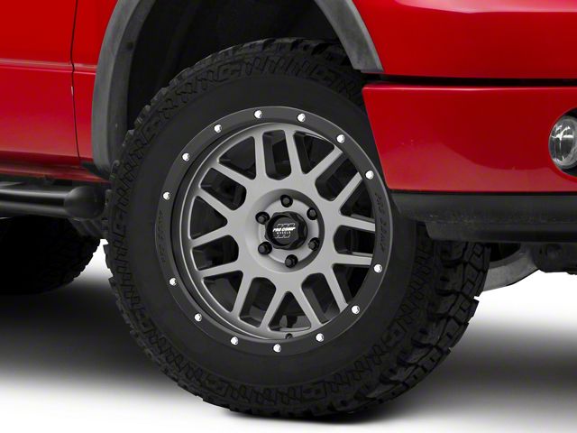 Pro Comp Wheels Vertigo Matte Graphite 6-Lug Wheel; 20x9; -12mm Offset (04-08 F-150)