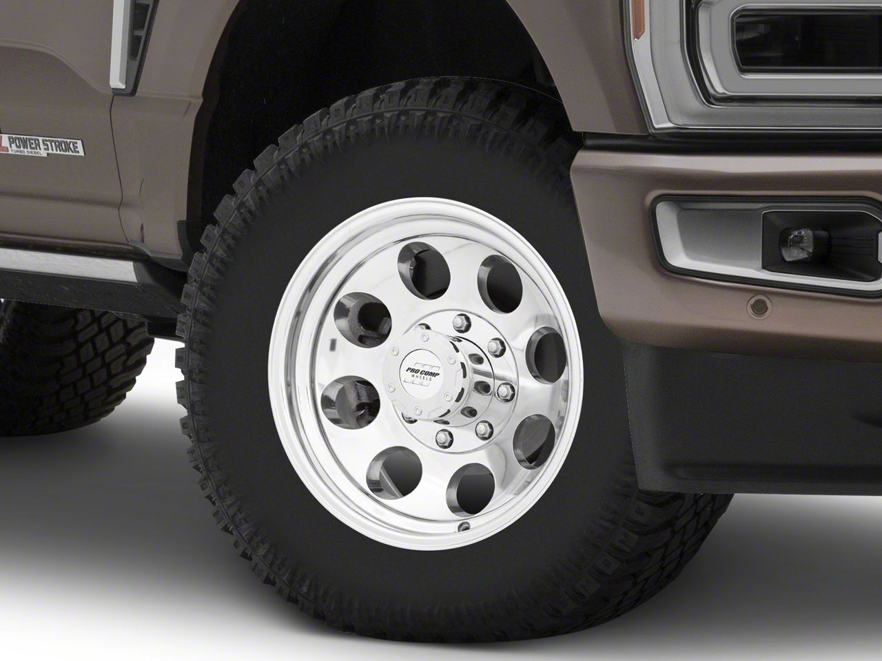 Pro Comp Chrome Center Caps – 8 Lug Truck Wheels (Model 6031CAP1) – Set Of 4