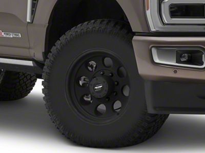 Pro Comp Wheels 69 Series Vintage Flat Black 8-Lug Wheel; 17x9; -6mm Offset (23-25 F-350 Super Duty SRW)