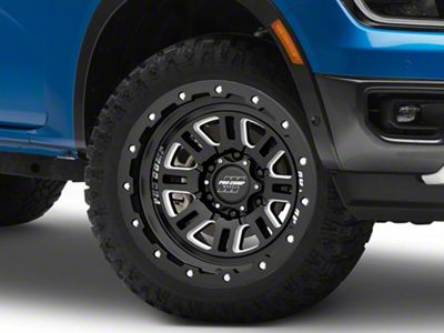 Pro Comp Wheels Cognito Satin Black Milled 6-Lug Wheel; 20x9; 0mm Offset (24-25 Ranger)