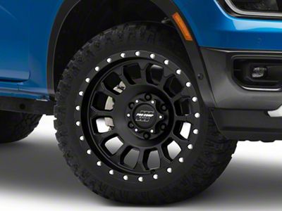 Pro Comp Wheels Rockwell Satin Black 6-Lug Wheel; 20x9; -12mm Offset (24-25 Ranger)