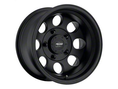 Pro Comp Wheels Vintage Flat Black 6-Lug Wheel; 17x9; -6mm Offset (99-06 Sierra 1500)