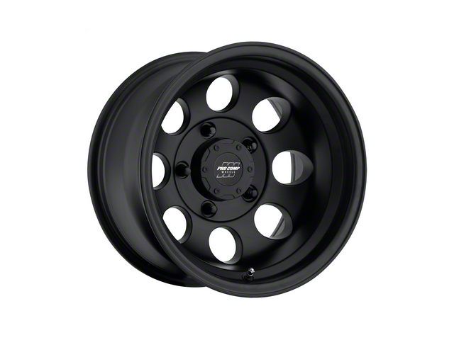 Pro Comp Wheels Vintage Flat Black 6-Lug Wheel; 17x9; -6mm Offset (99-06 Sierra 1500)