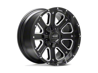 Pro Comp Wheels Axis Satin Black Milled 6-Lug Wheel; 17x9; -6mm Offset (99-06 Silverado 1500)