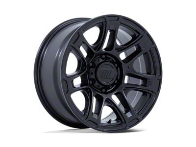 Pro Comp Wheels Roughneck Matte Black 6-Lug Wheel; 17x8; 35mm Offset (99-06 Silverado 1500)