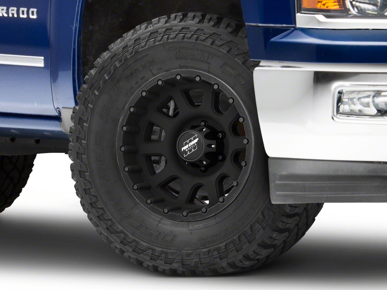 Grid Bandido Rims Pro Comp Wheels Colorado 32 Series Bandido Flat Black 6-Lug Wheel; 18x9 ...