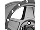 Pro Comp Wheels Predator Dark Gray with Black Lip 6-Lug Wheel; 17x8.5; 0mm Offset (23-24 Colorado)