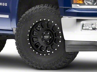 Pro Comp Wheels Rockwell Satin Black 6-Lug Wheel; 17x8.5; 0mm Offset (23-24 Colorado)