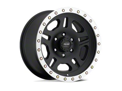 Pro Comp Wheels La PAZ Satin Black Machined 5-Lug Wheel; 16x8; 0mm Offset (87-90 Dakota)