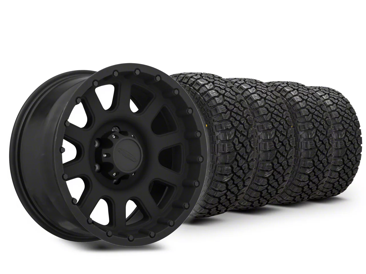18×9 Pro Comp 32 Series Wheel & 33in Kenda All-Terrain KLEVER R/T KR601 Tire Package (09-14 F-150)