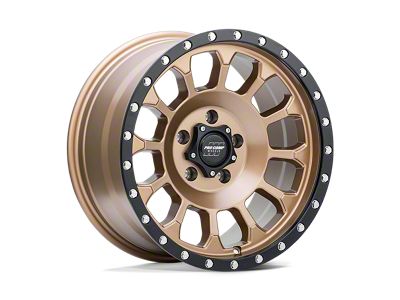 Pro Comp Wheels Rockwell Matte Bronze with Black Lip 6-Lug Wheel; 17x8.5; 0mm Offset (21-25 F-150)